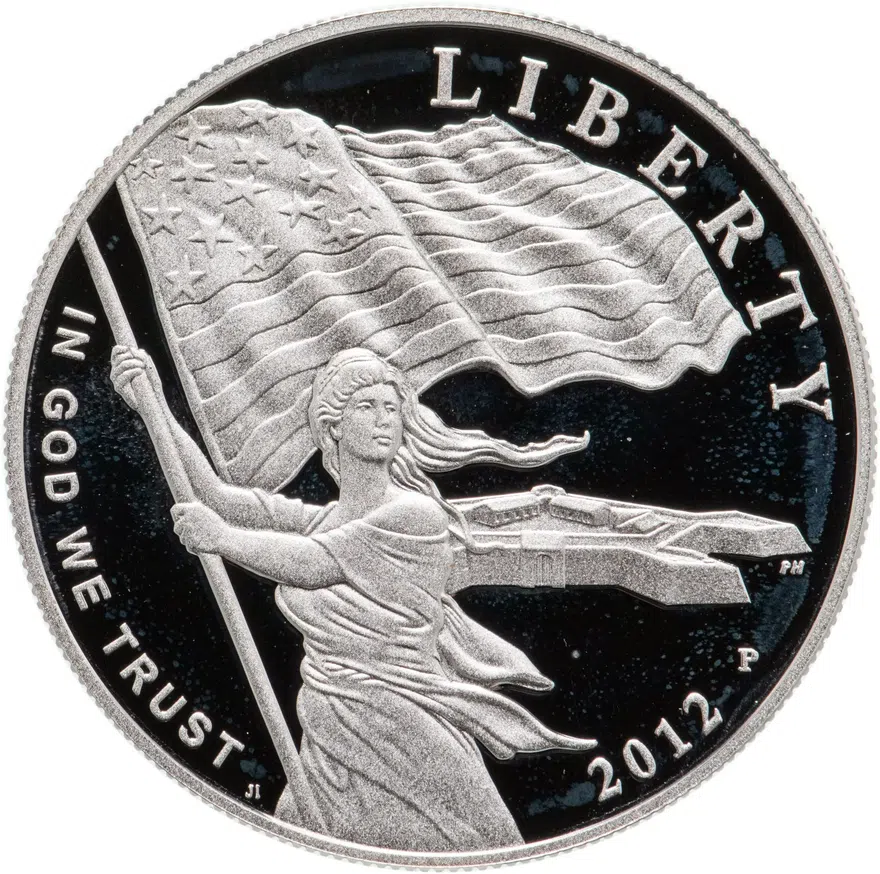 США 1 доллар (dollar) 2012  200 лет гимну США