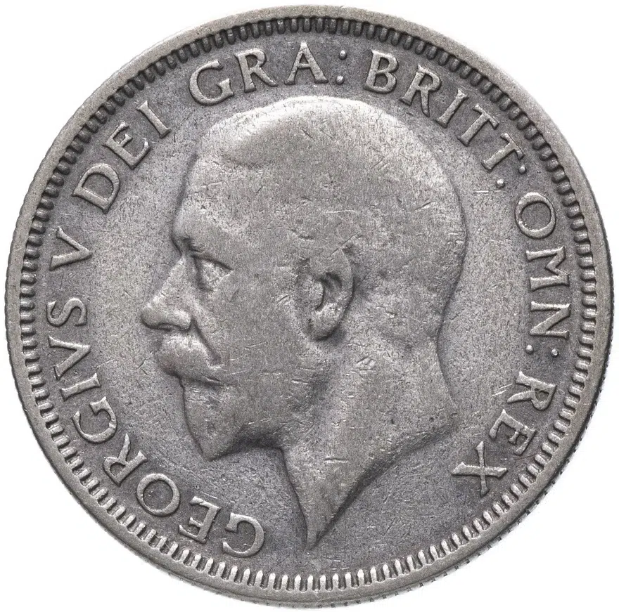 Великобритания 1 шиллинг 1934, реверс