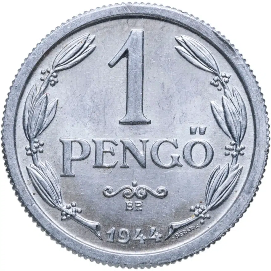 Венгрия 1 пенгё (pengo) 1944, аверс
