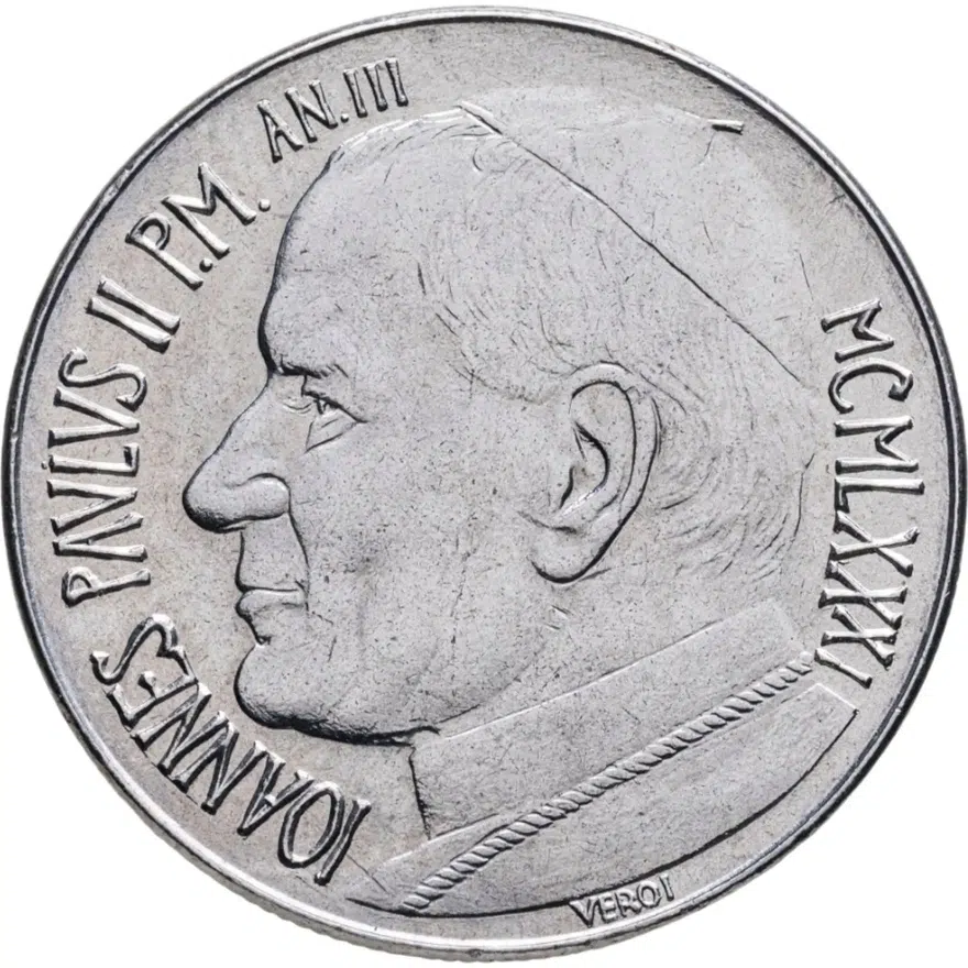 Ватикан 100 лир (lire) 1981