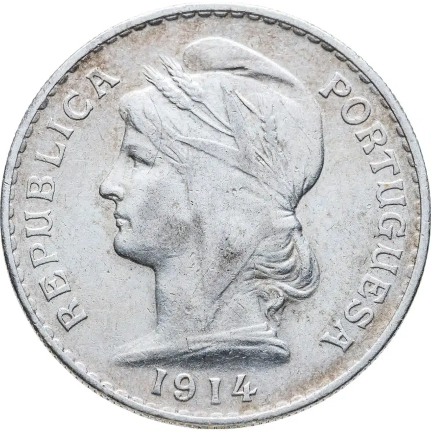 Португалия 50 сентаво 1914