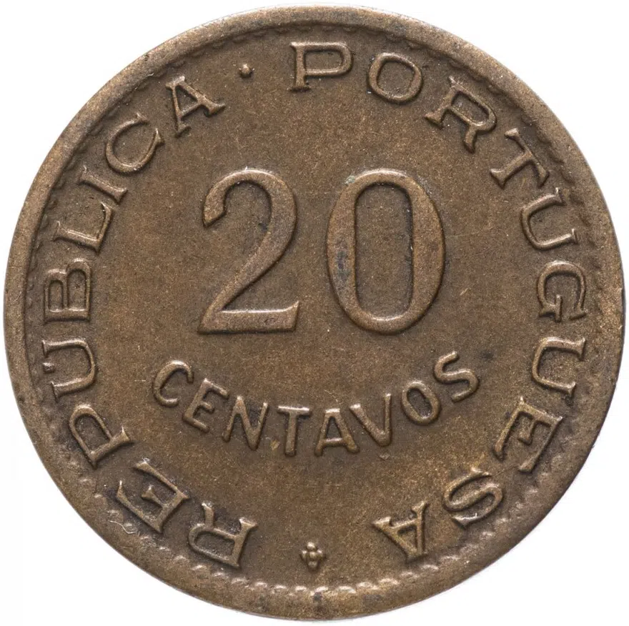 Мозамбик (Португальский) 20 сентаво (centavos) 1949