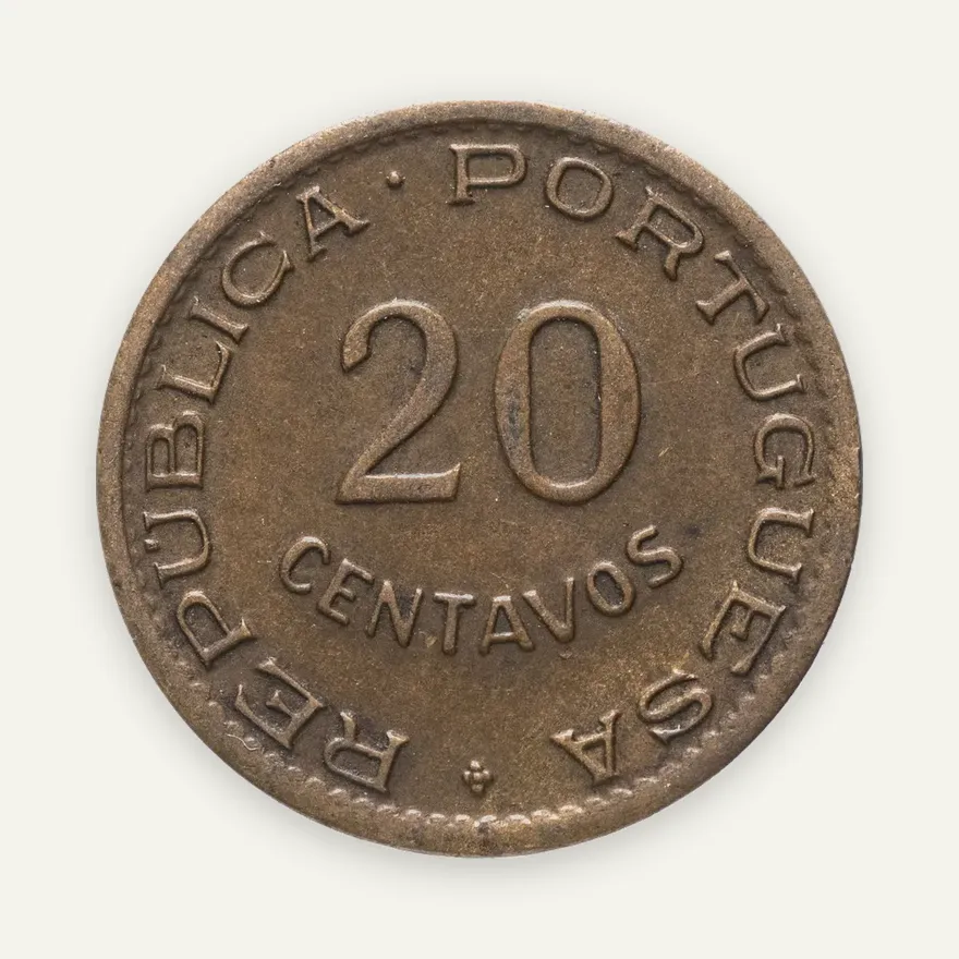 Мозамбик (Португальский) 20 сентаво (centavos) 1949, реверс