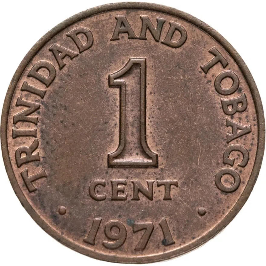 Тринидад и Тобаго 1 цент (cent) 1971   Без отметки монетного двора