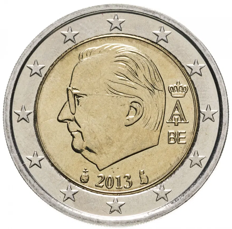 Бельгия 2 евро (euro) 2013, аверс