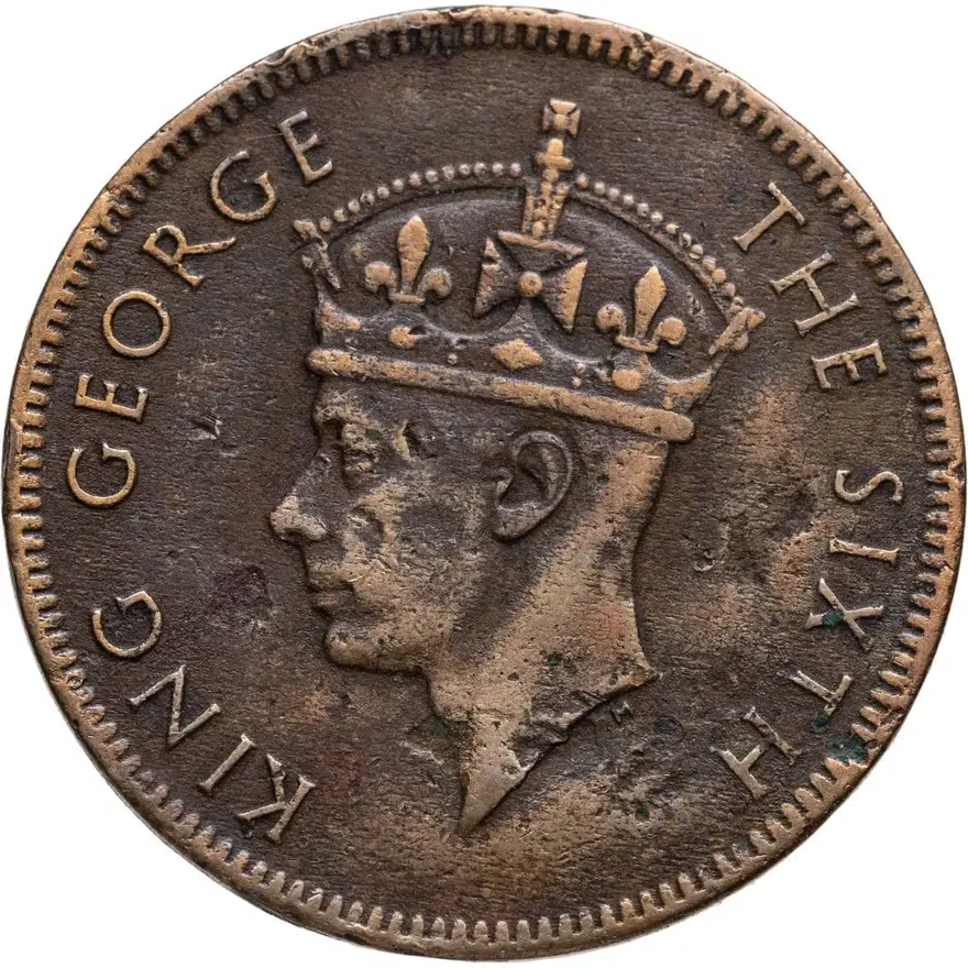 Маврикий 2 цента (cents) 1952