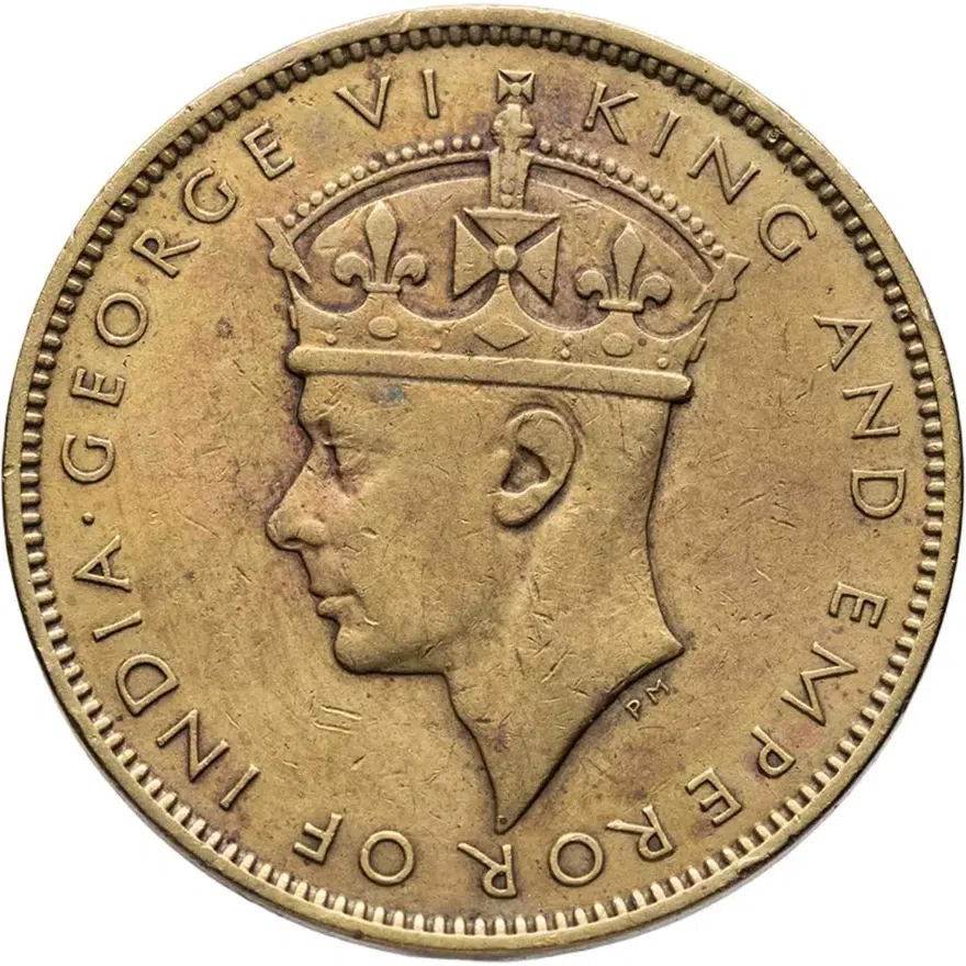 Ямайка (колония Великобритании) 1 пенни 1945, реверс