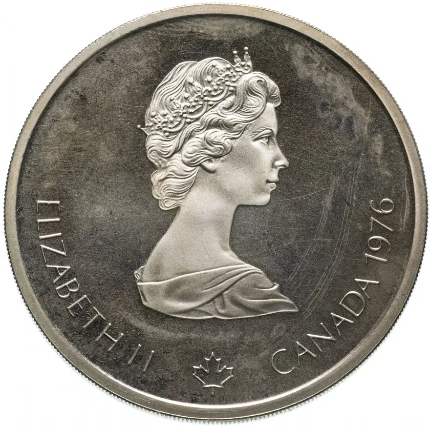 Канада 10 долларов (dollars) 1976 "XXI летние Олимпийские Игры, Монреаль 1976: Олимпийский стадион", реверс
