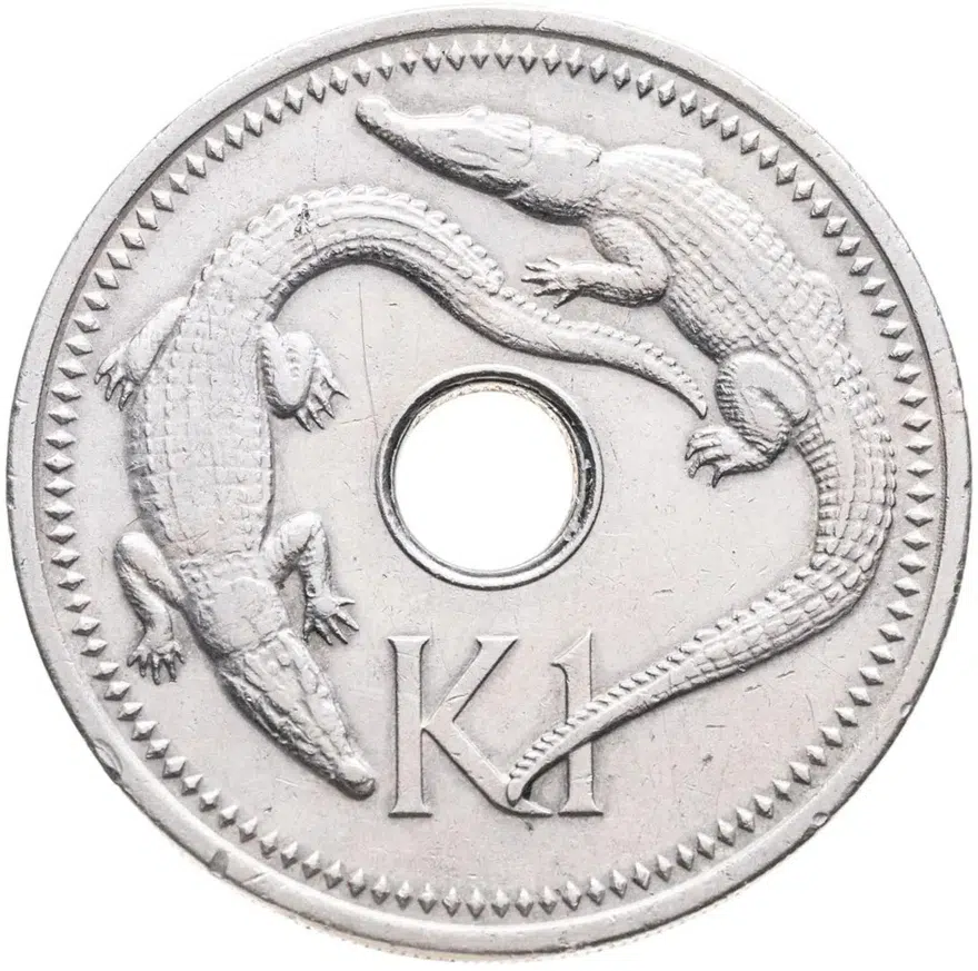 Папуа - Новая Гвинея 1 кина (kina) 1975, реверс
