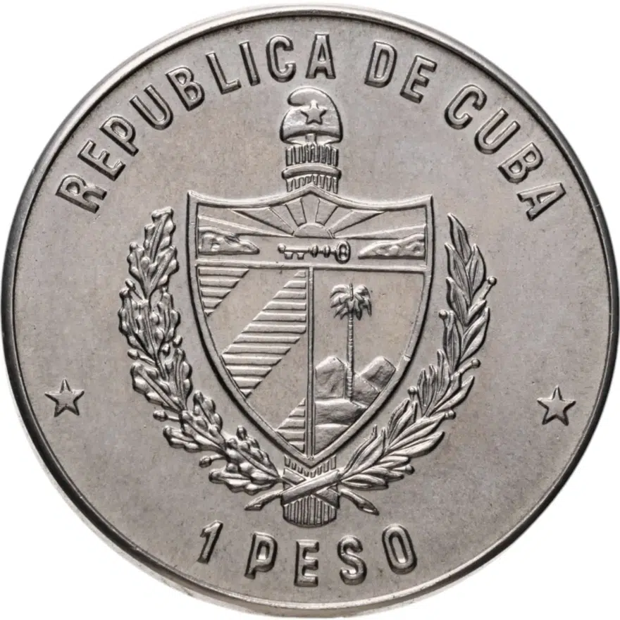 Куба 1 песо (peso) 1989  XXV Летние Олимпийские игры, Барселона 1992 - Бокс, реверс