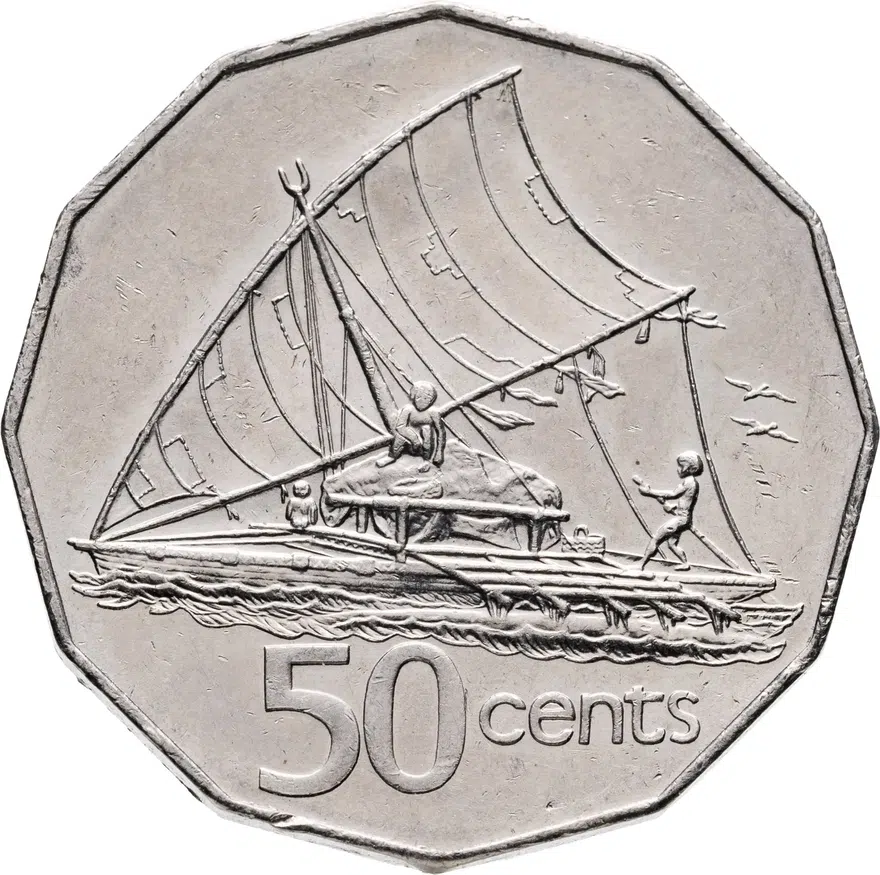 Фиджи 50 центов (cents) 1996