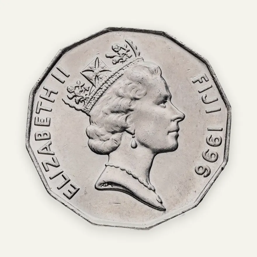 Фиджи 50 центов (cents) 1996, реверс