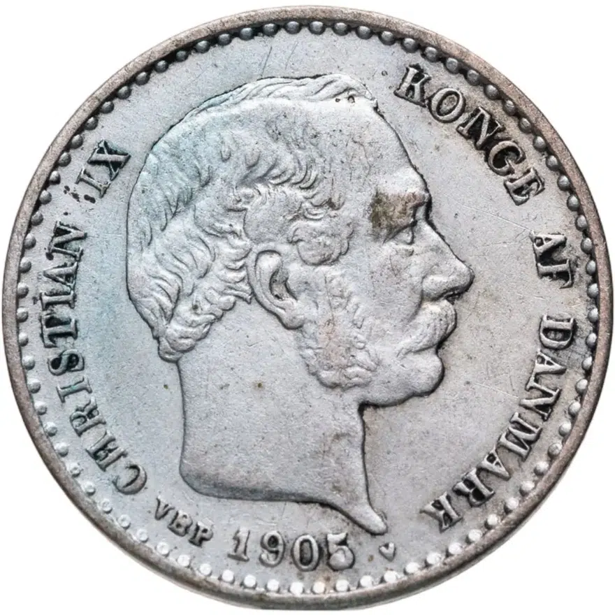 Дания 10 эре (ore) 1905