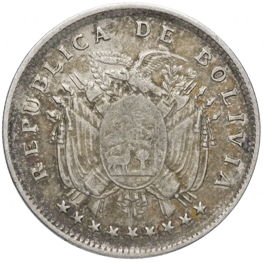 Боливия 20 сентаво 1909