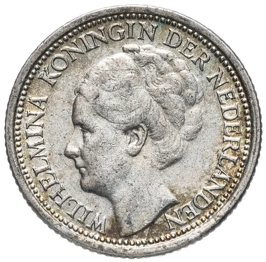 Нидерланды 10 центов (cents) 1926-1945, реверс
