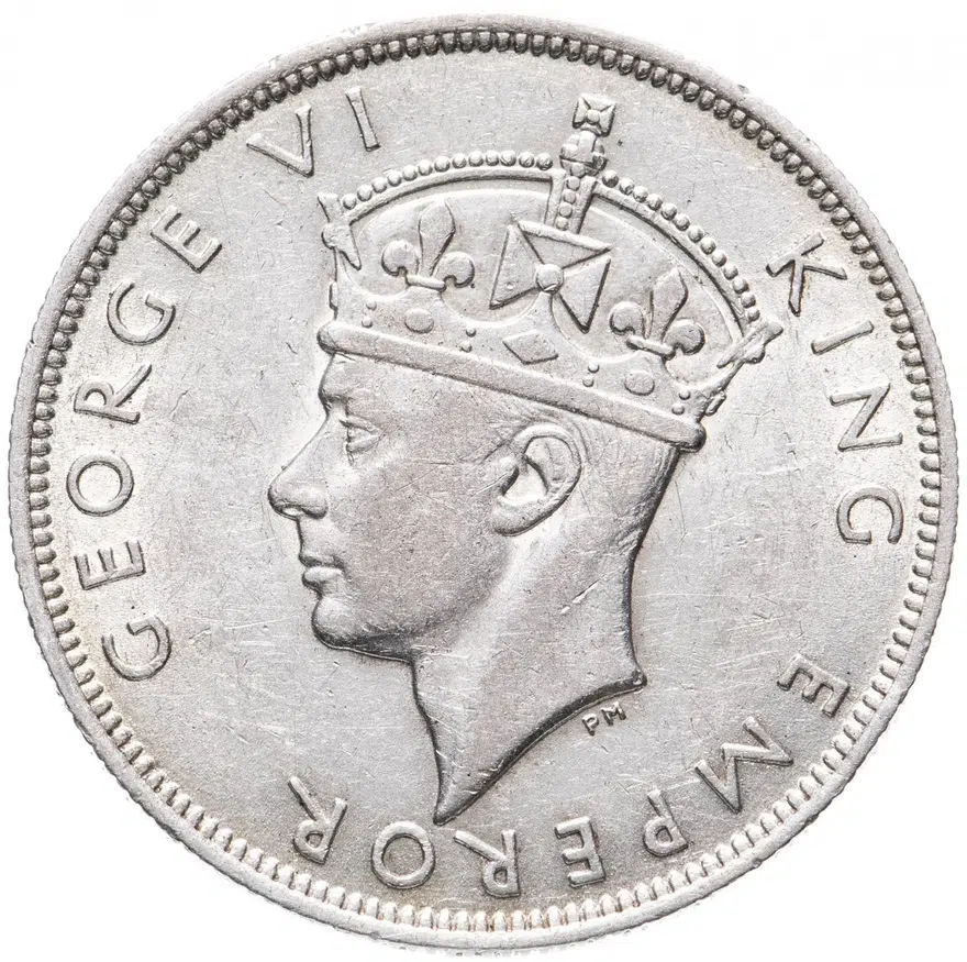 Южная Родезия 1/2 кроны (crown) 1942, реверс