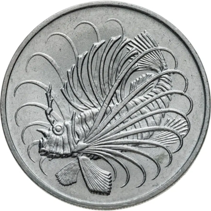 Сингапур 50 центов (cents) 1977, реверс