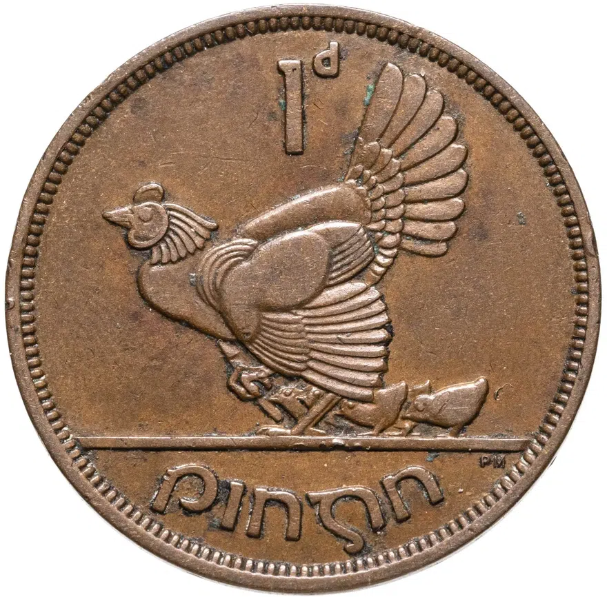 Ирландия 1 пенни (penny) 1946