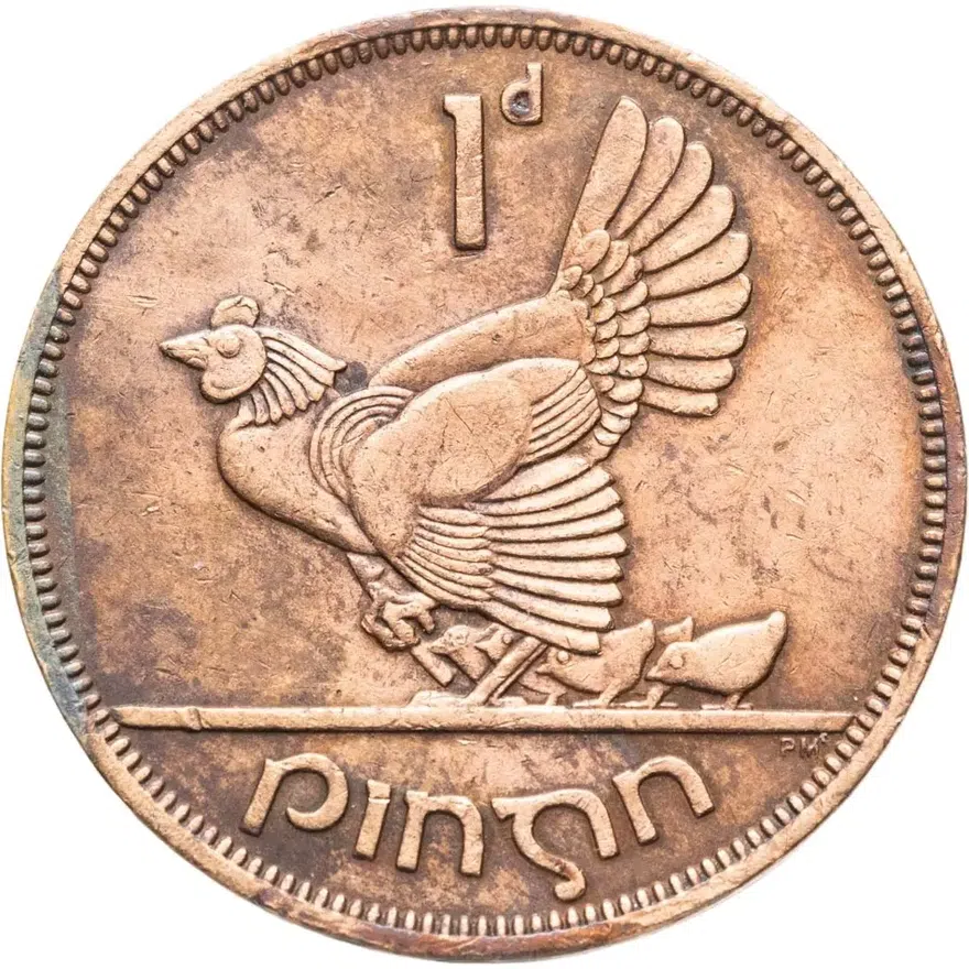 Ирландия 1 пенни (penny) 1963