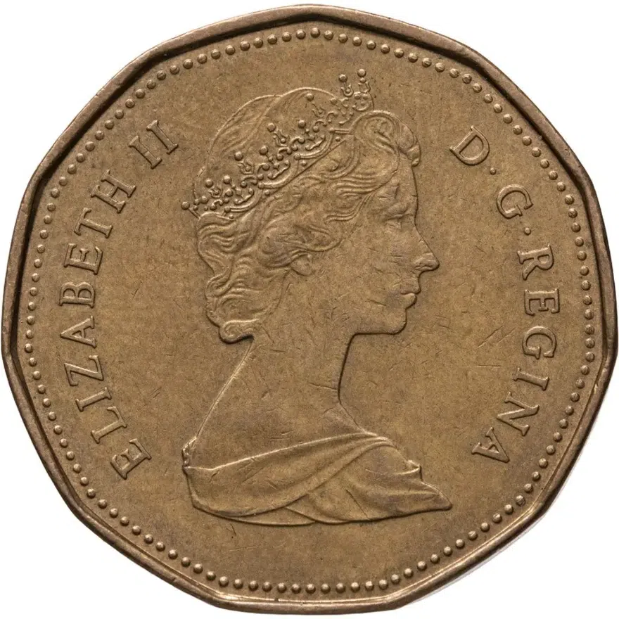 Канада 1 доллар (dollar) 1988, реверс