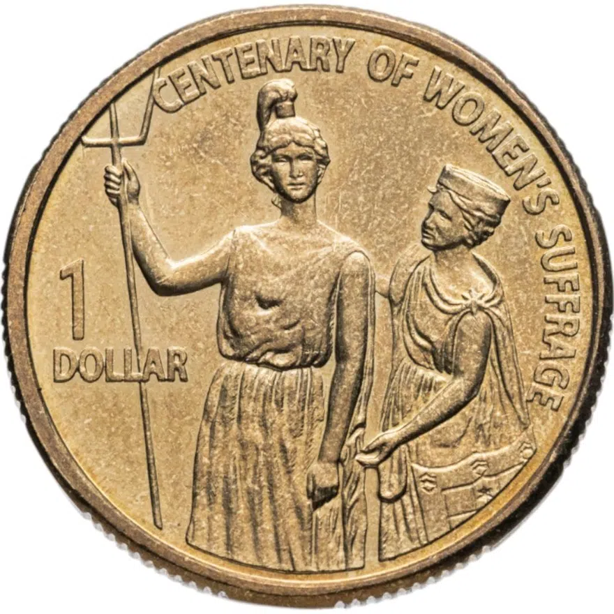 Австралия 1 доллар (dollar) 2003 "100 лет избирательного права для женщин"