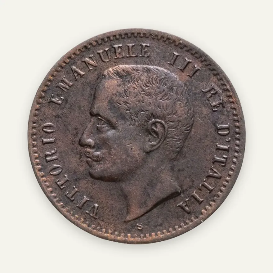 Италия 2 чентезимо (centesimi) 1908, реверс