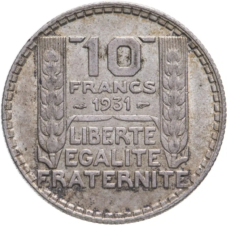 Франция 10 франков (francs) 1931