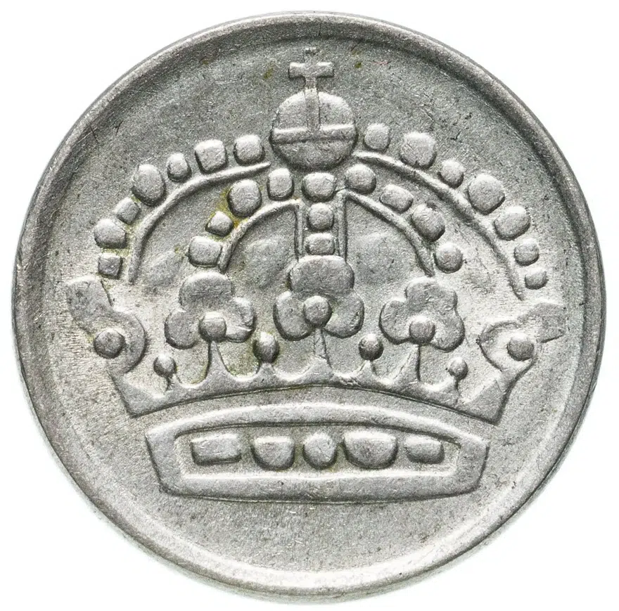 Швеция 10 эре (ore) 1959, реверс