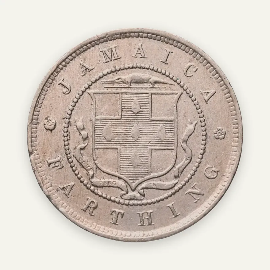 Ямайка 1 фартинг (farthing) 1893, реверс