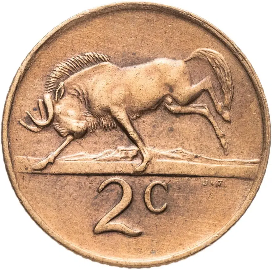 ЮАР 2 цента (cents) 1972