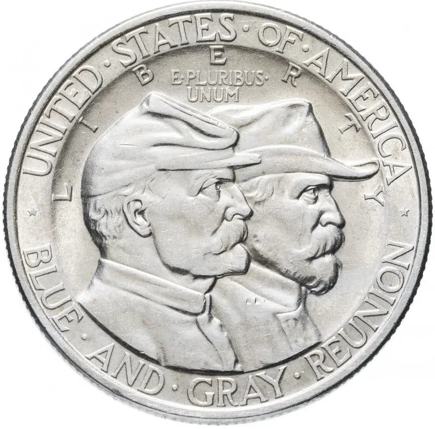 США 50 центов (1/2 доллара, half dollar) 1936 "75 лет Битве при Геттисберге", реверс