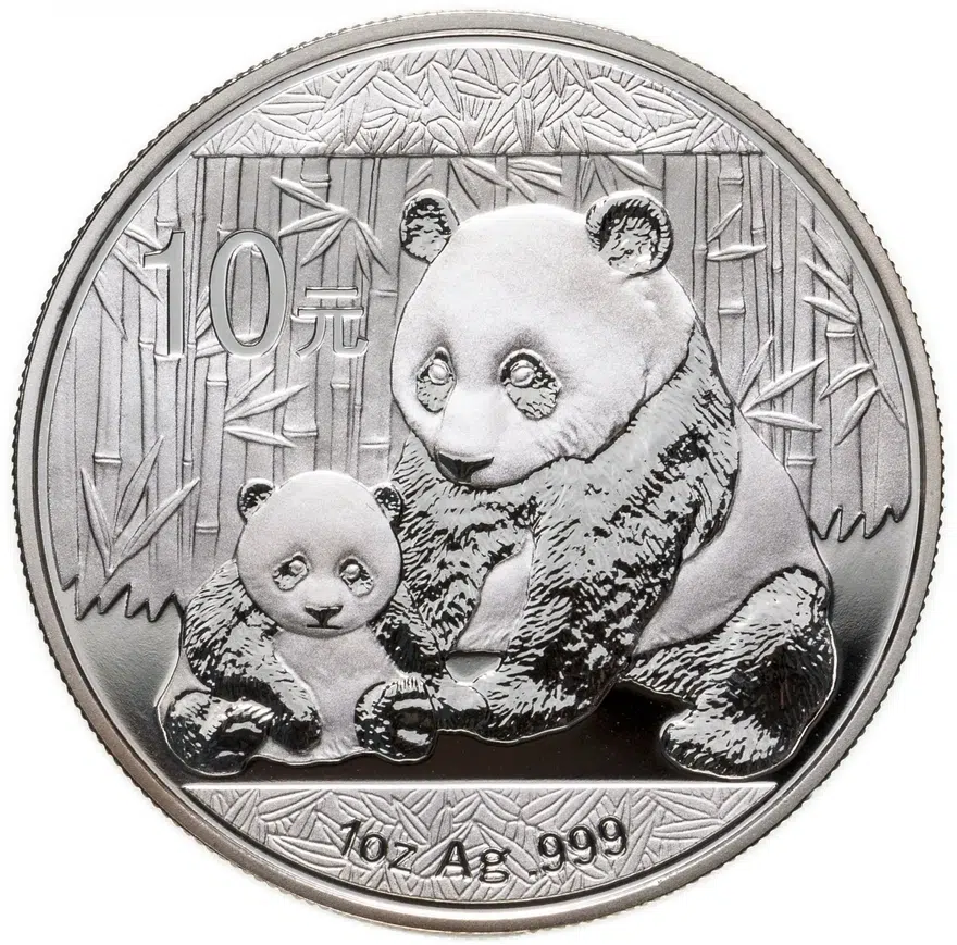 Китай 10 юаней 2012 "Панда"