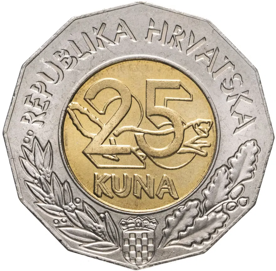 Хорватия 25 кун (kuna) 2010  Бизнес-форум в Загребе, реверс