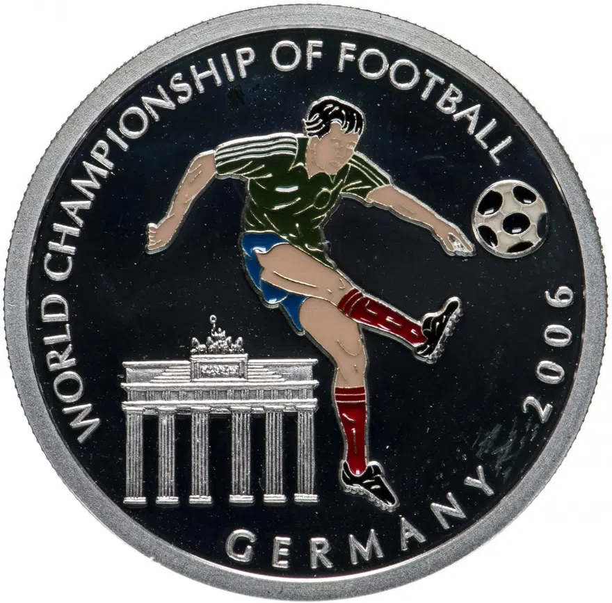 Сомали 100 шиллингов (shillings) 2001 "Чемпионат мира по футболу 2006, Германия"