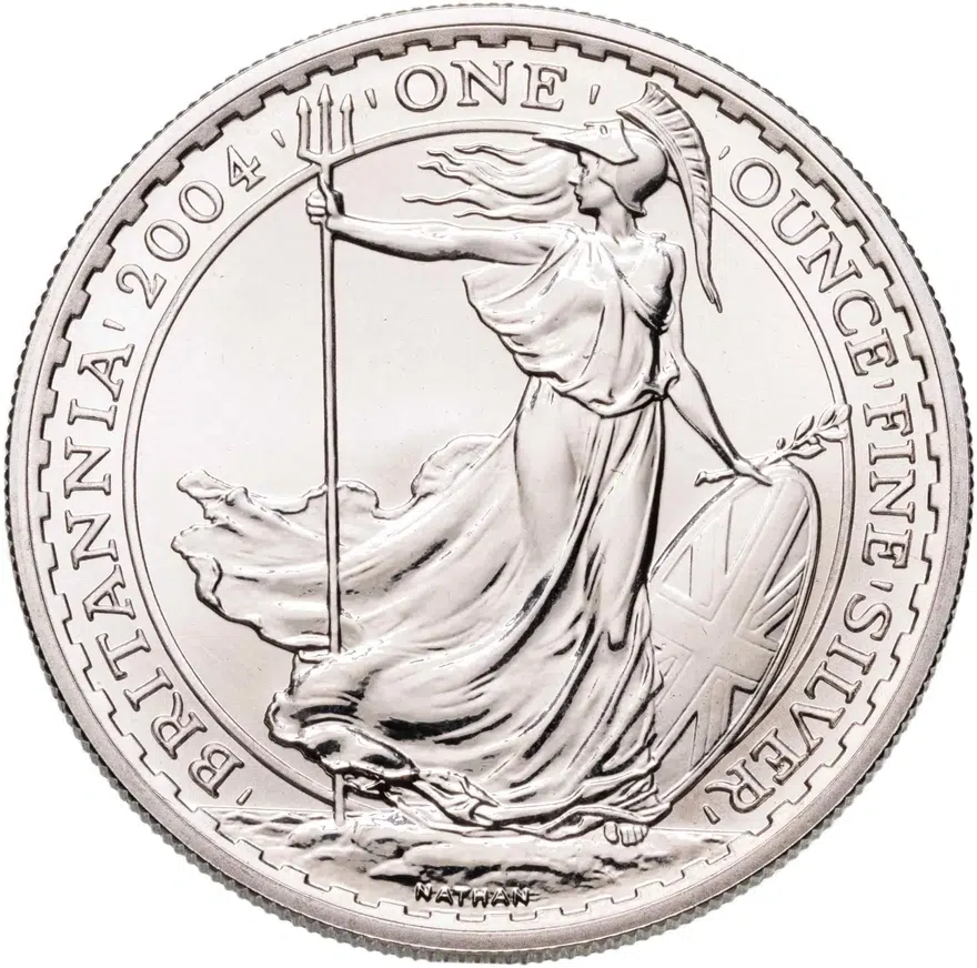 Великобритания 2 фунта (pounds) 2004  Britannia (Британия)