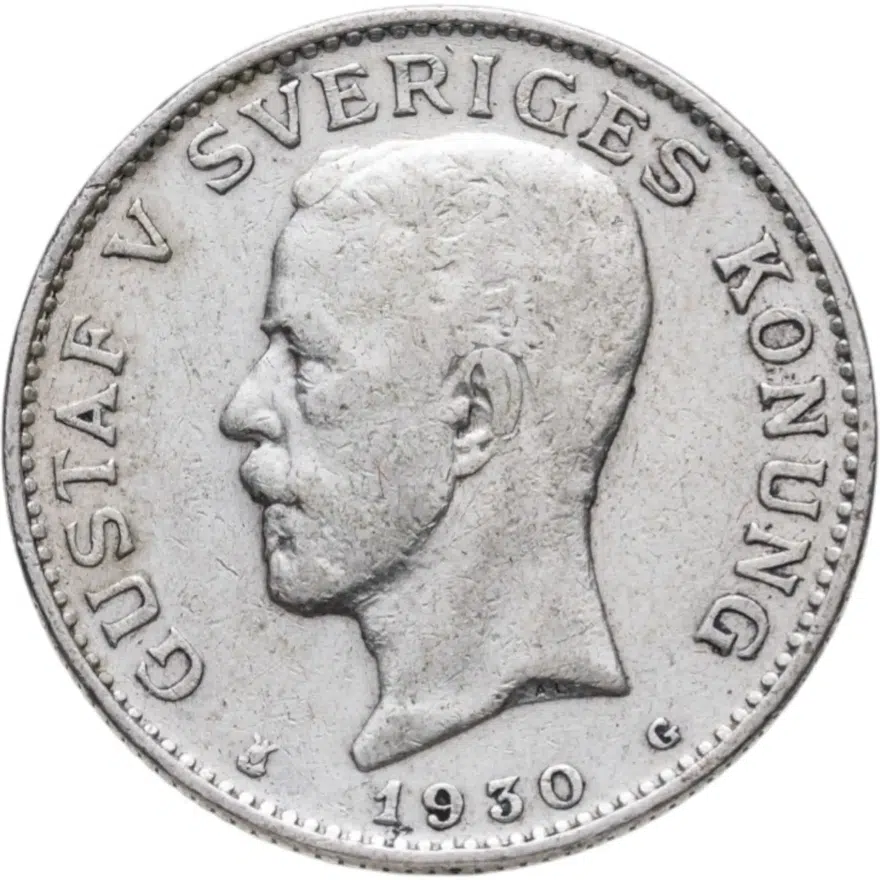 Швеция 1 крона (krona) 1930