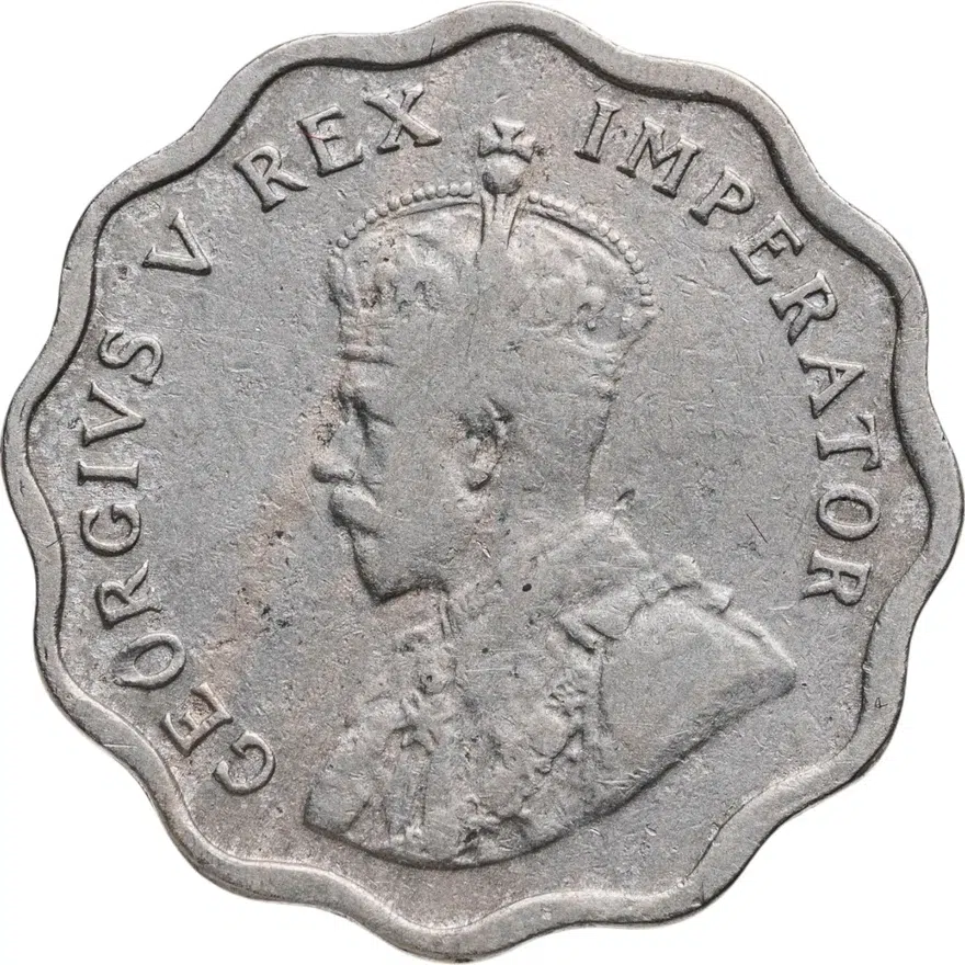 Кипр 1/2 пиастра (piastre) 1934, реверс