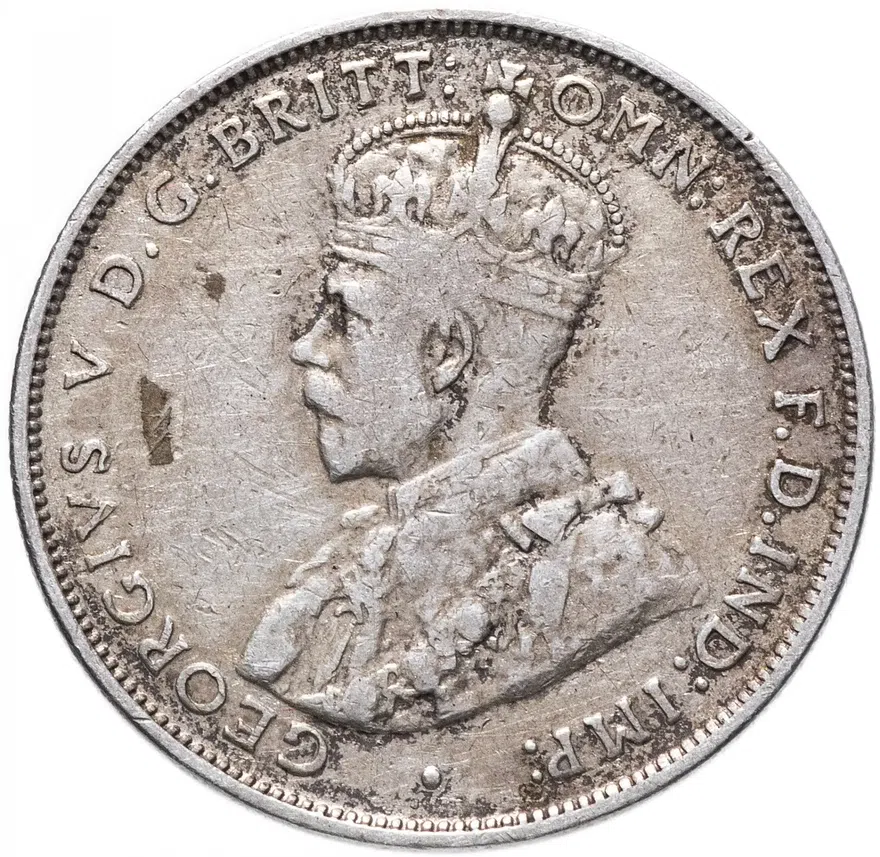 Австралия 2 шиллинга (флорин, shillings) 1936, реверс