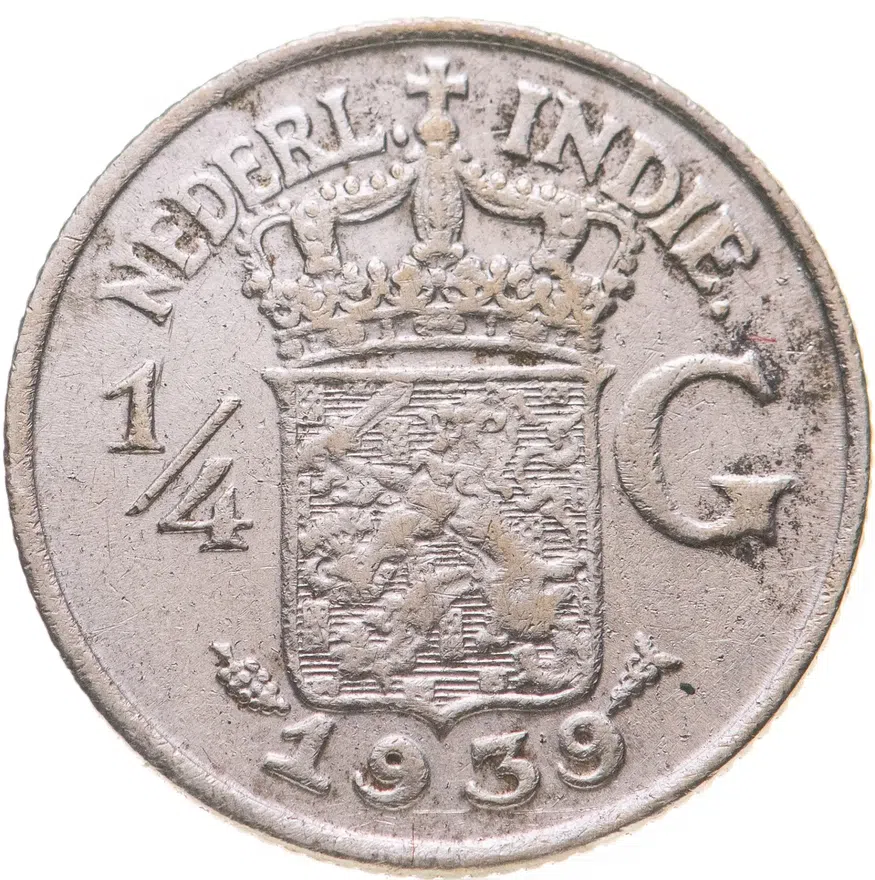 Голландская Ост-Индия 1/4 гульдена (gulden) 1939, реверс