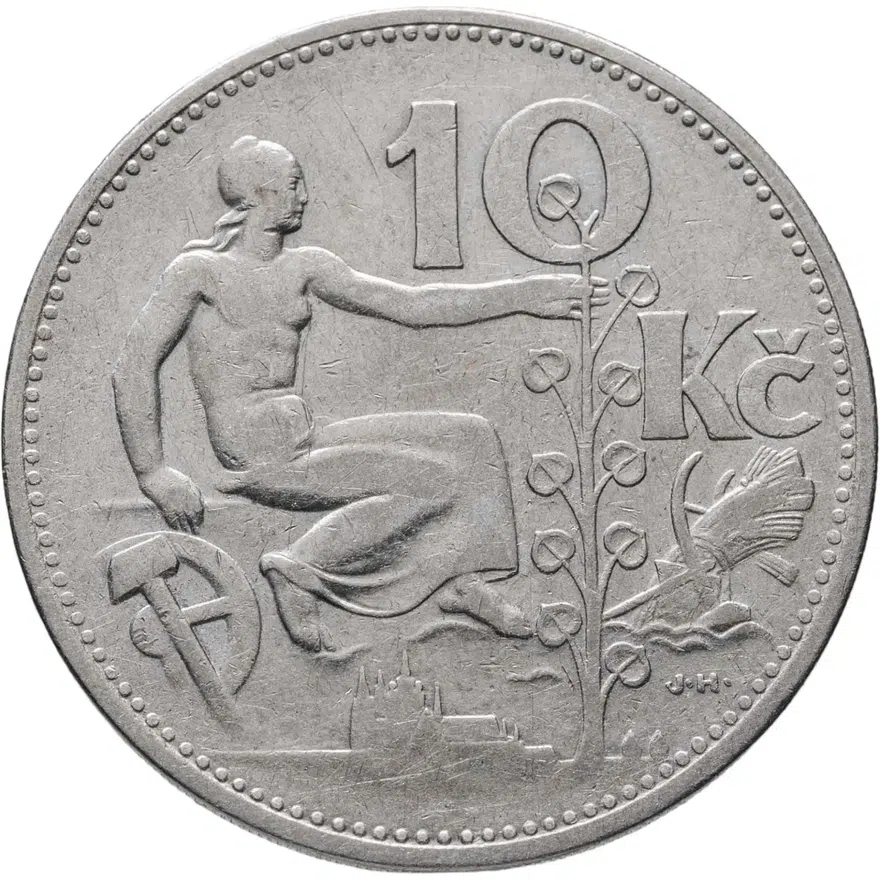 Чехословакия 10 крон (korun) 1931