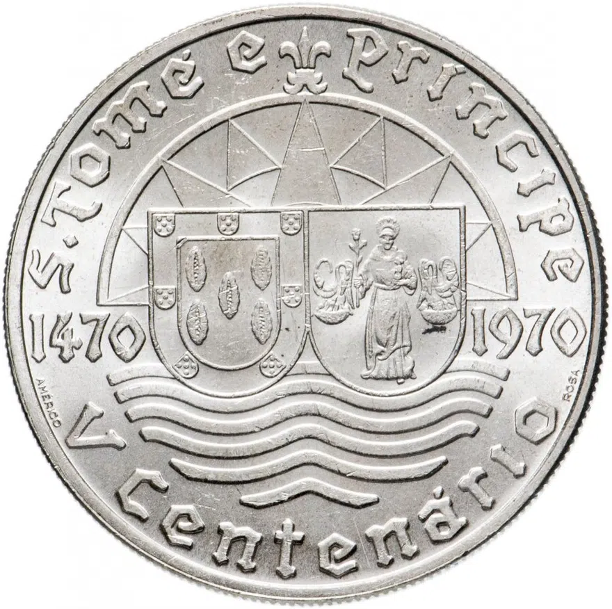 Португалия 50 эскудо 1970, аверс