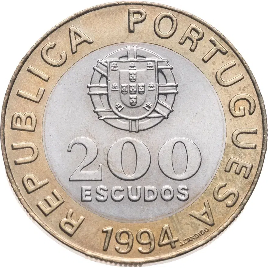 Португалия 200 эскудо (escudos) 1994  Лиссабон – культурная столица Европы, реверс