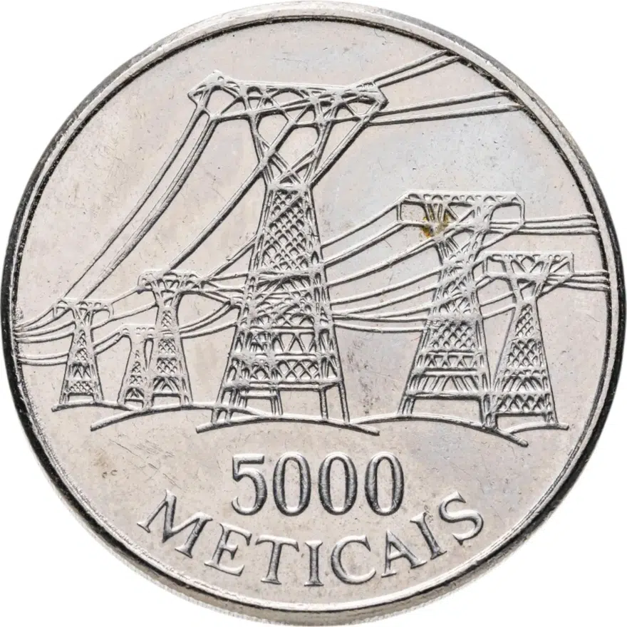 Мозамбик 5000 метикалов (meticais) 1998