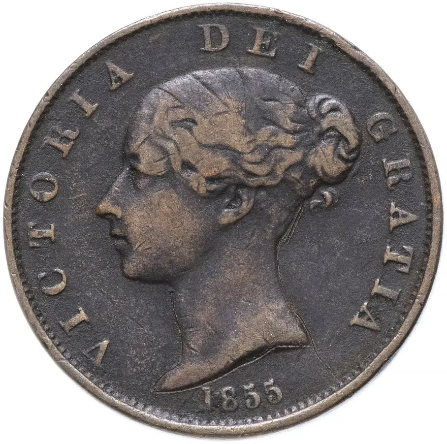 Великобритания 1 пенни (penny) 1855