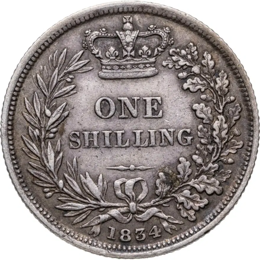 Великобритания 1 шиллинг (shilling) 1834