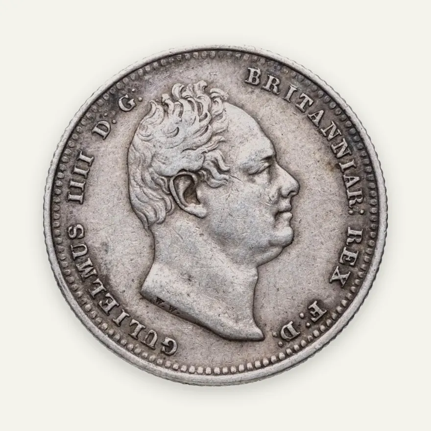 Великобритания 1 шиллинг (shilling) 1834, реверс