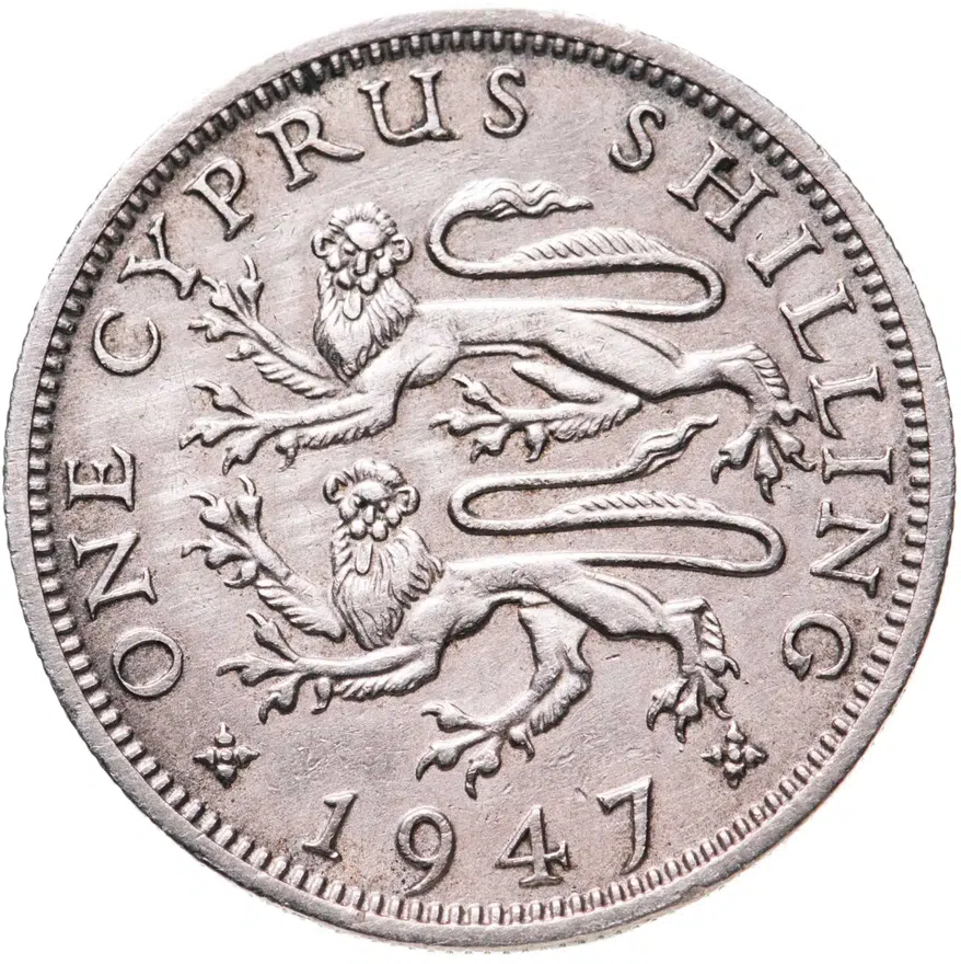 Кипр 1 шиллинг (shilling) 1947
