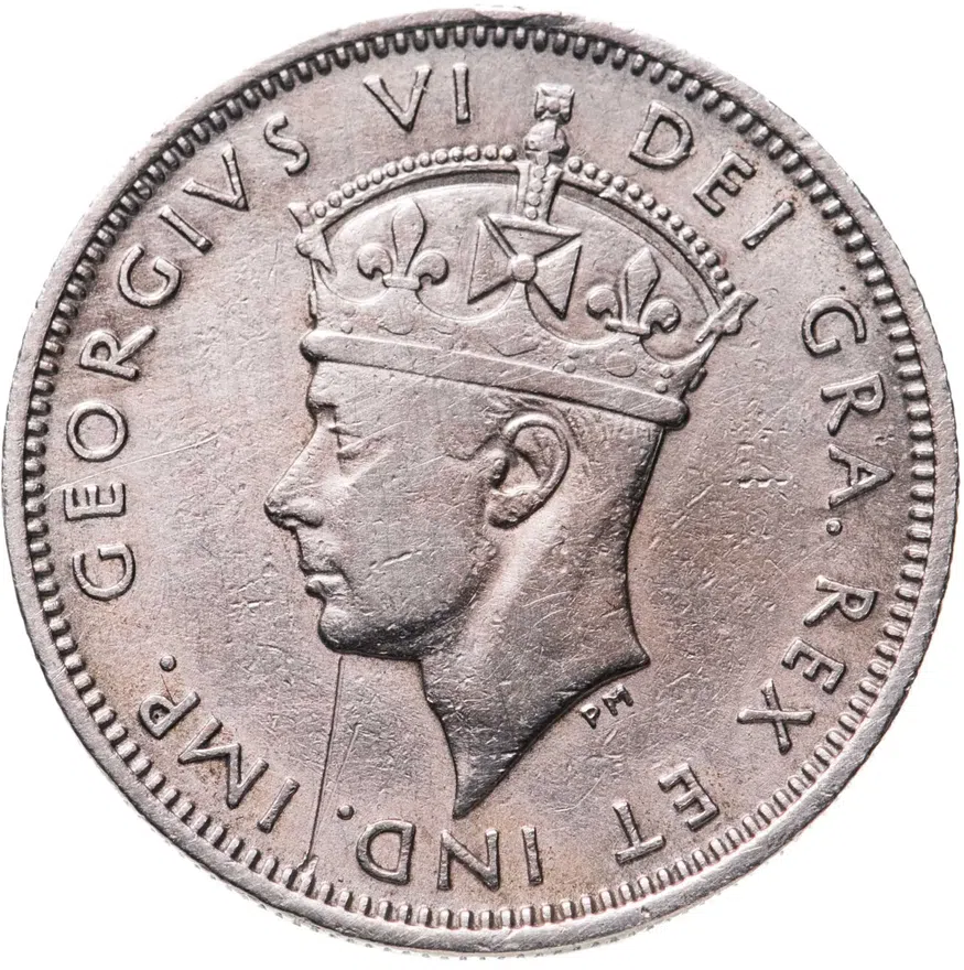Кипр 1 шиллинг (shilling) 1947, реверс