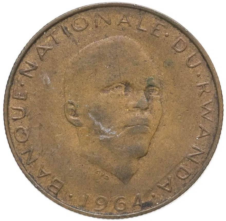 Руанда 5 франков (francs) 1964