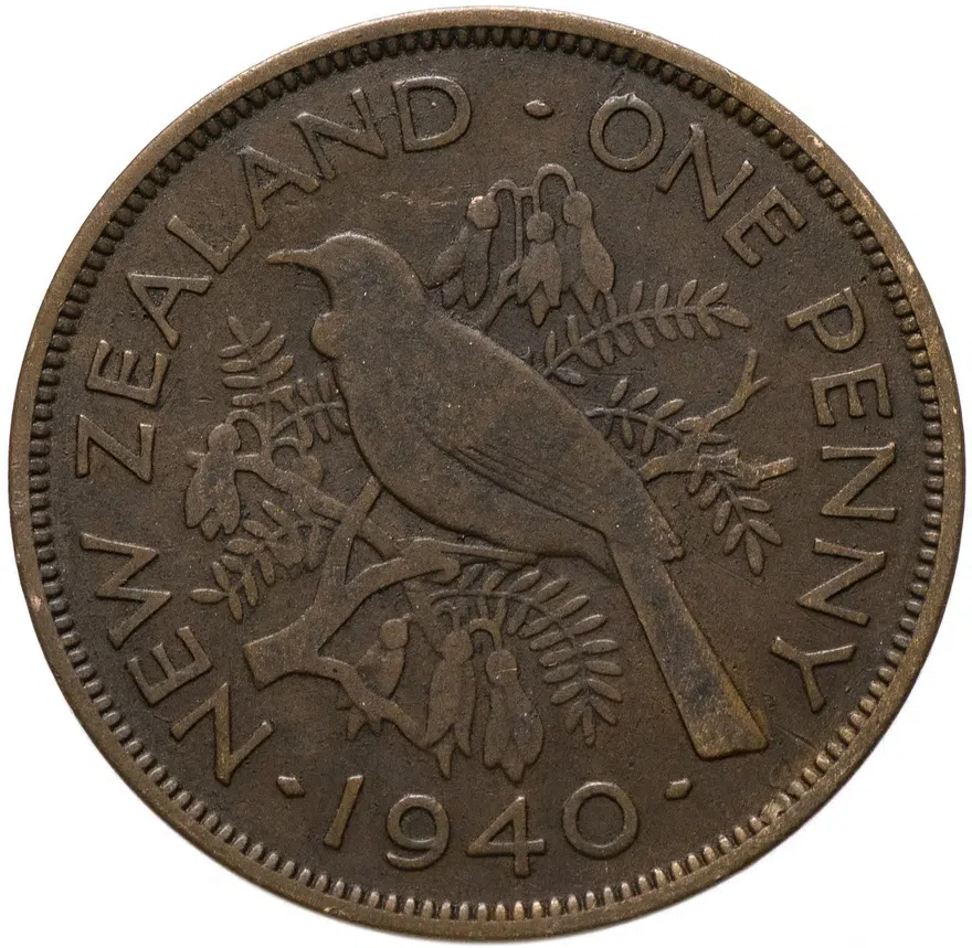 Новая Зеландия 1 пенни (penny) 1940